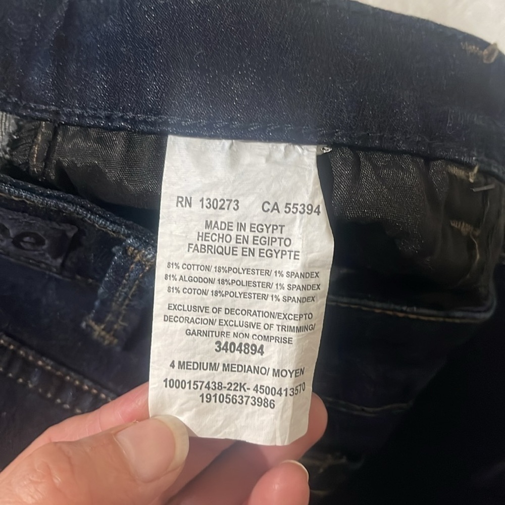 NWT LEE Women's Jeans Relaxed Fit Straight Leg High Rise Size 4 - Picture 10 of 11